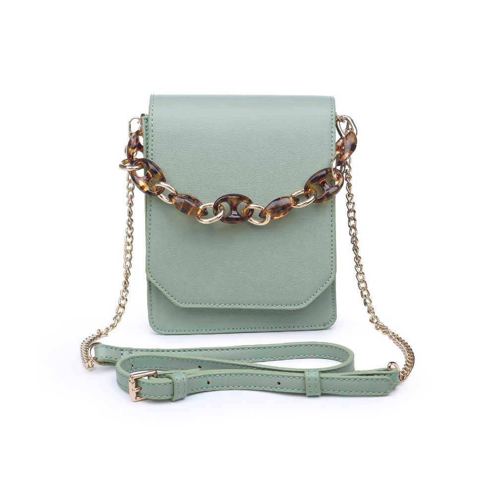 Woman wearing Mint Urban Expressions Bobbie Crossbody 840611169938 View 5 | Mint