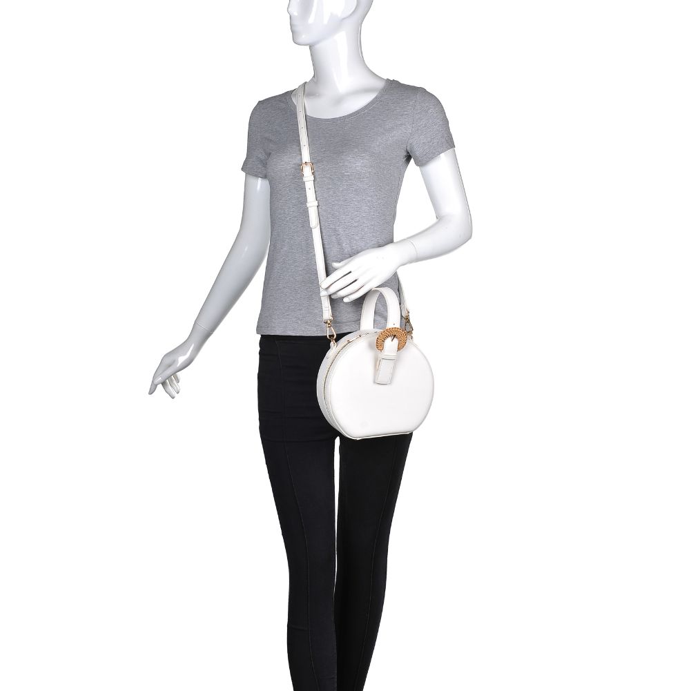 Product Image of Urban Expressions Millie Crossbody 840611169075 View 5 | White