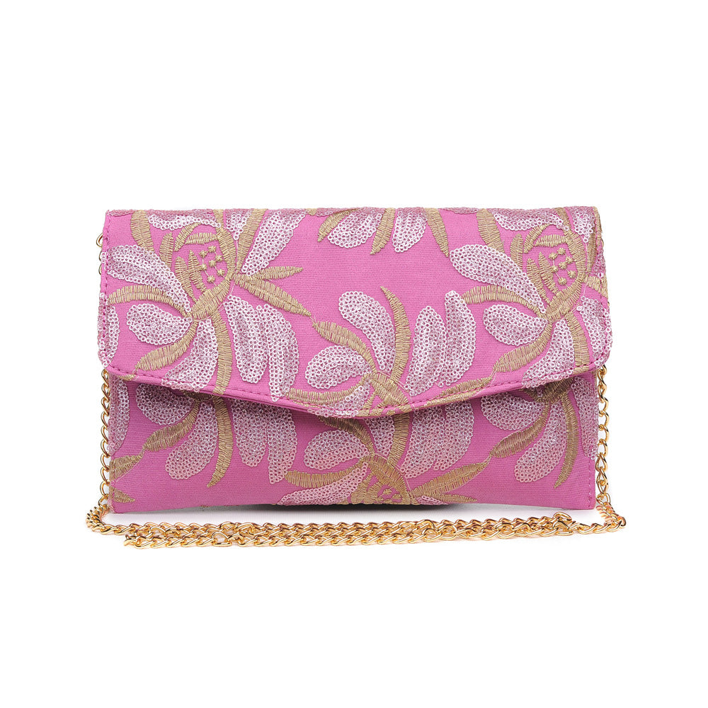 Product Image of Urban Expressions Tessa Clutch 840611144096 View 1 | Pink