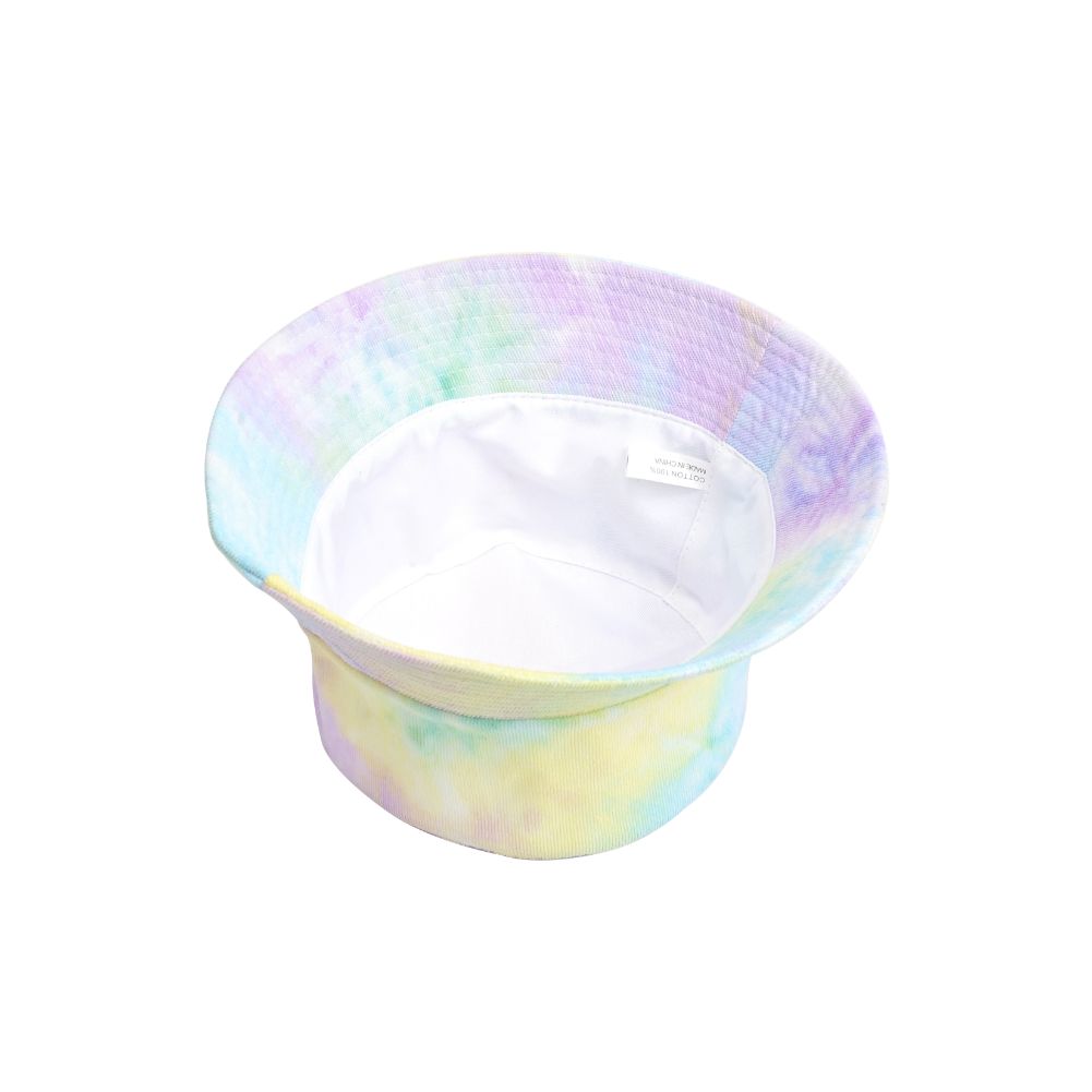 Product Image of Urban Expressions Tie Dye Bucket Hat Bucket Hat 840611182227 View 4 | Rainbow