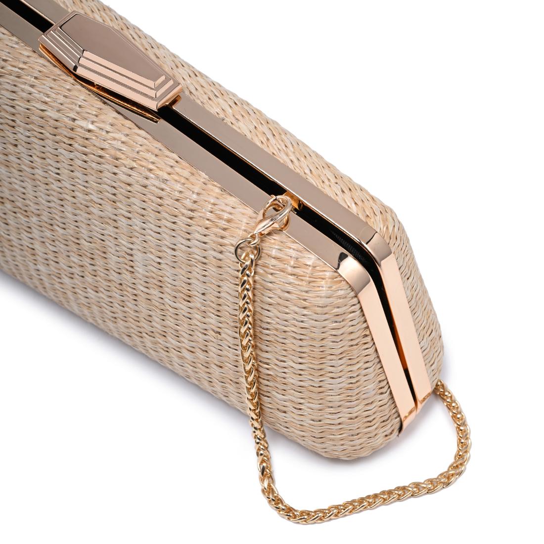Urban Expressions Irene - Straw Asymmetrical Evening Bag 840504203022 View 8 | Natural