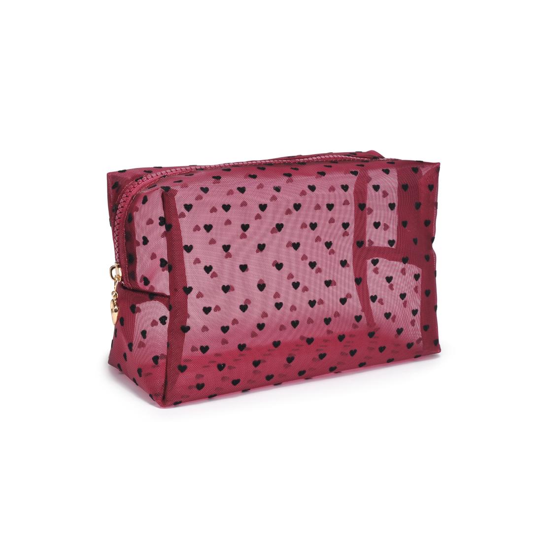 Urban Essentials See Through You Cosmetic & Travel Organizer Pouch 840611197061 View 6 | Hot Pink