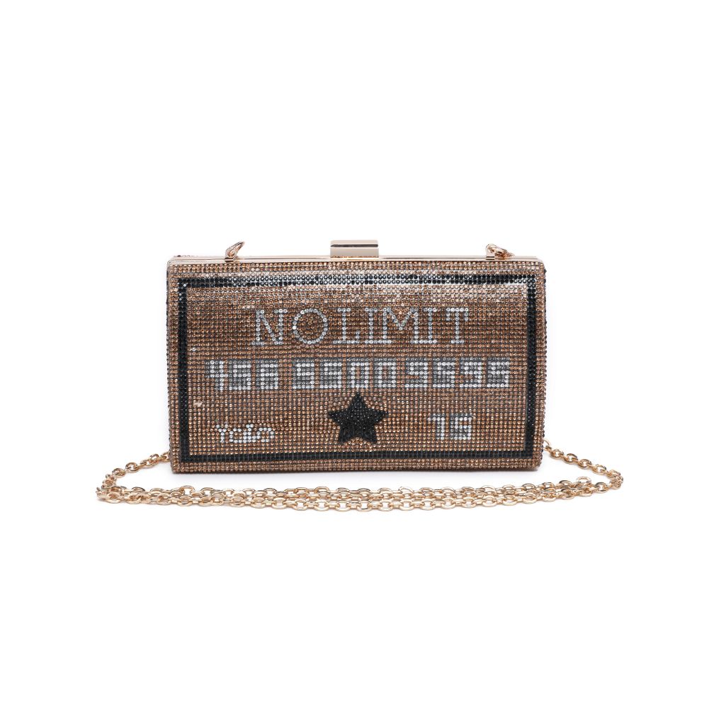 Product Image of Urban Expressions Vegas Minaudiere 818209012775 View 5 | Gold