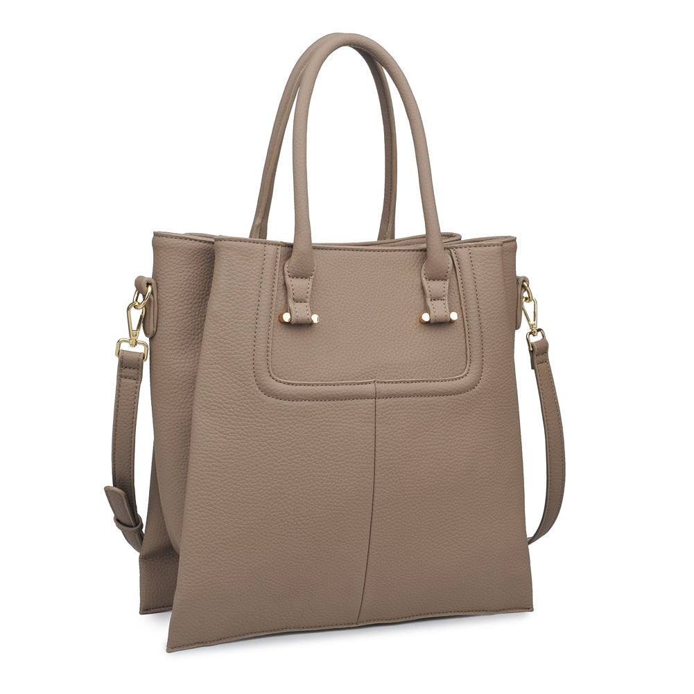 Product Image of Urban Expressions Dante Tote NA-840611150653 View 2 | Taupe