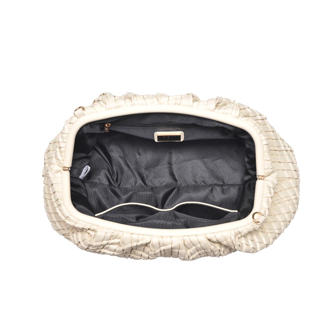 Product Image of Urban Expressions Veronica Clutch 840611198396 View 8 | Oatmilk