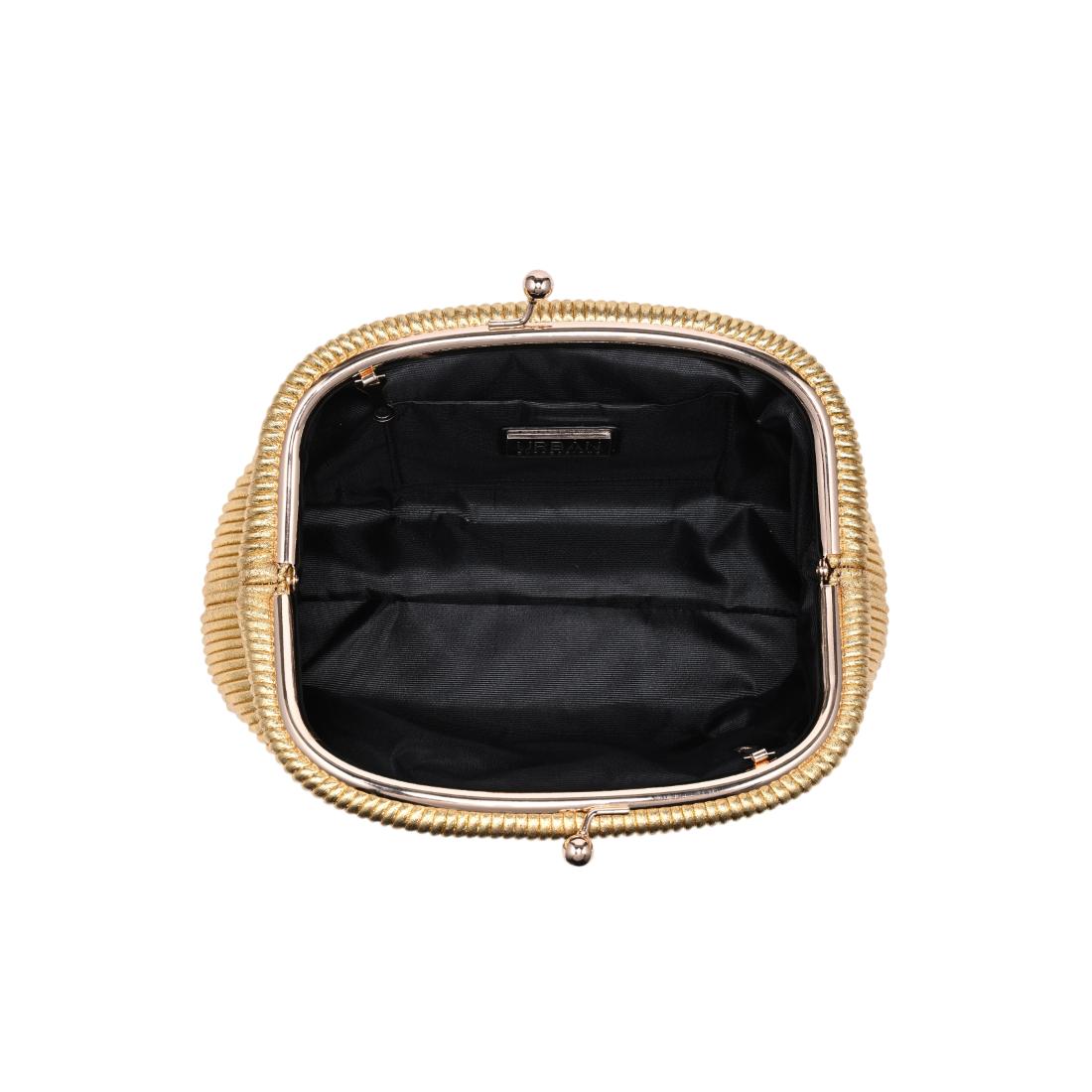 Urban Expressions Coraline Clutch 840504215018 View 4 | Gold