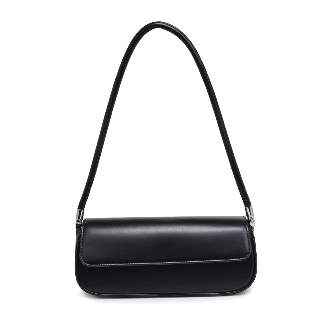 Woman wearing Black Urban Expressions Bailey Shoulder Bag 840611145956 View 5 | Black