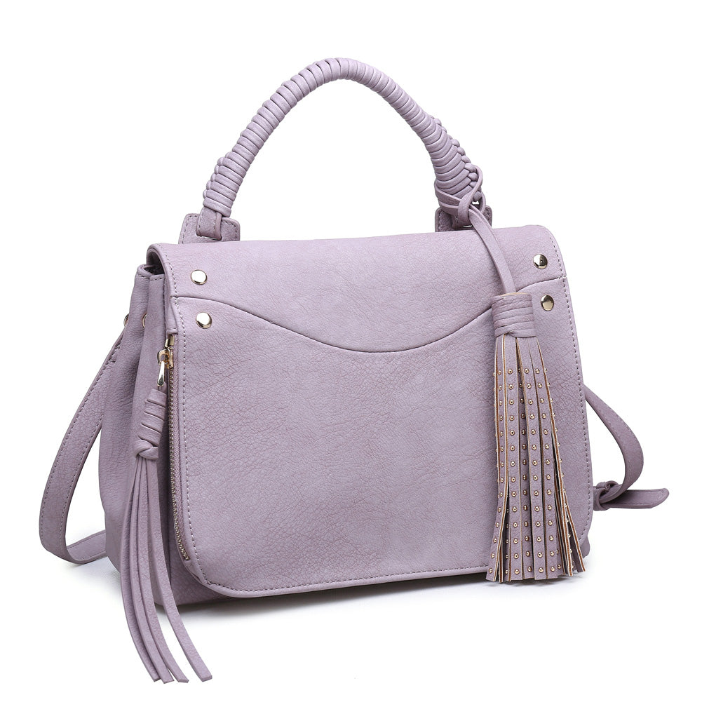 Product Image of Urban Expressions Jonah Satchel 840611144881 View 2 | Lavender