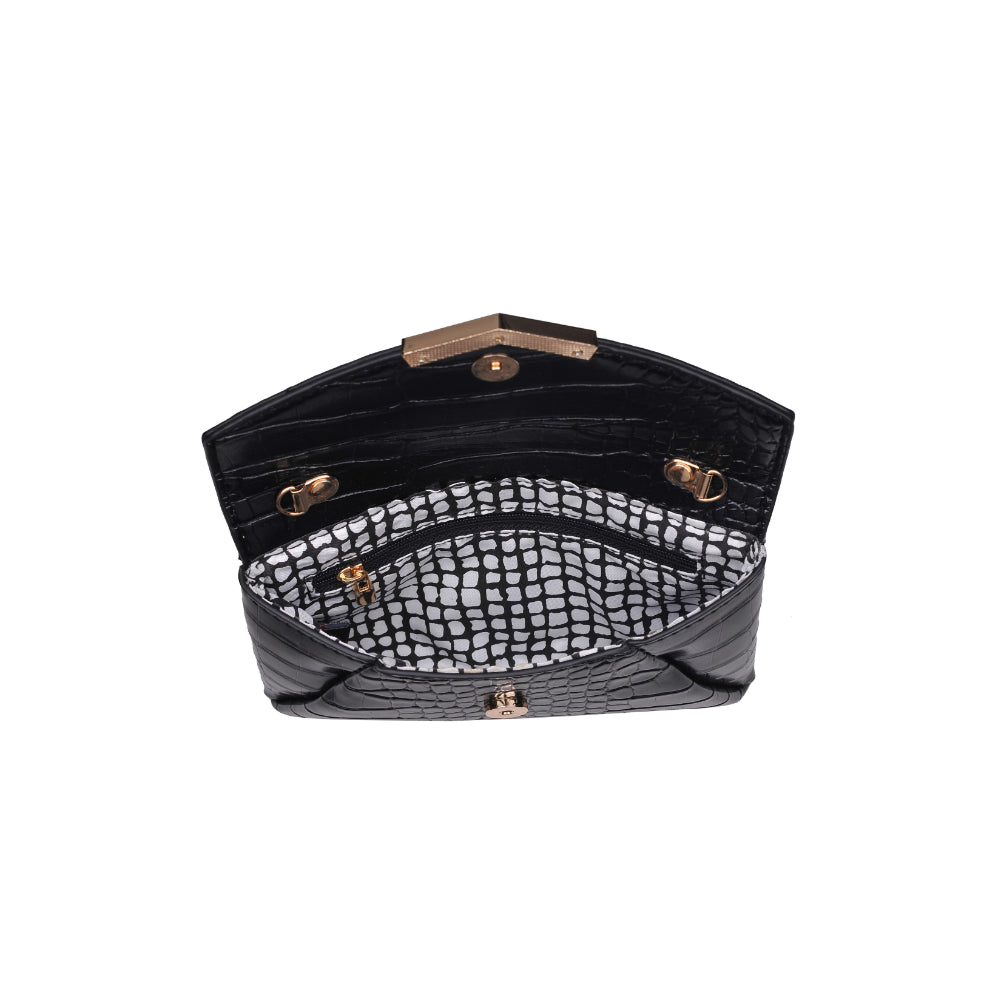 Product Image of Urban Expressions Juno Croc Wristlet 840611167699 View 4 | Black