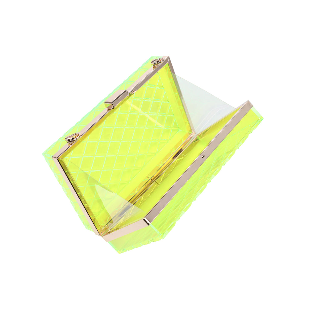 Product Image of Urban Expressions Doja Evening Bag 840611177483 View 8 | Yellow