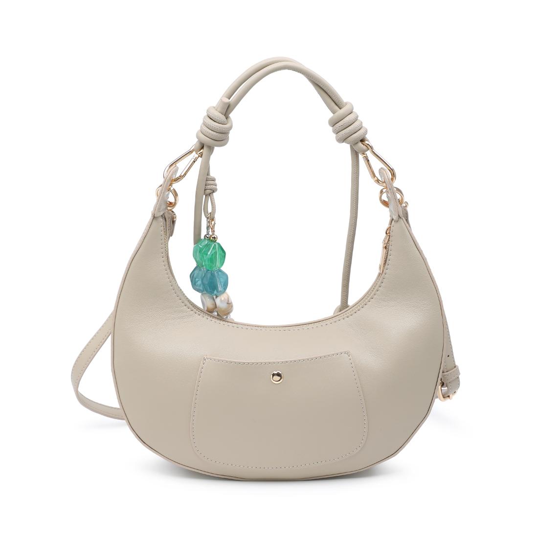 Woman wearing Sage Urban Expressions Emilia Hobo 840504206467 View 7 | Sage