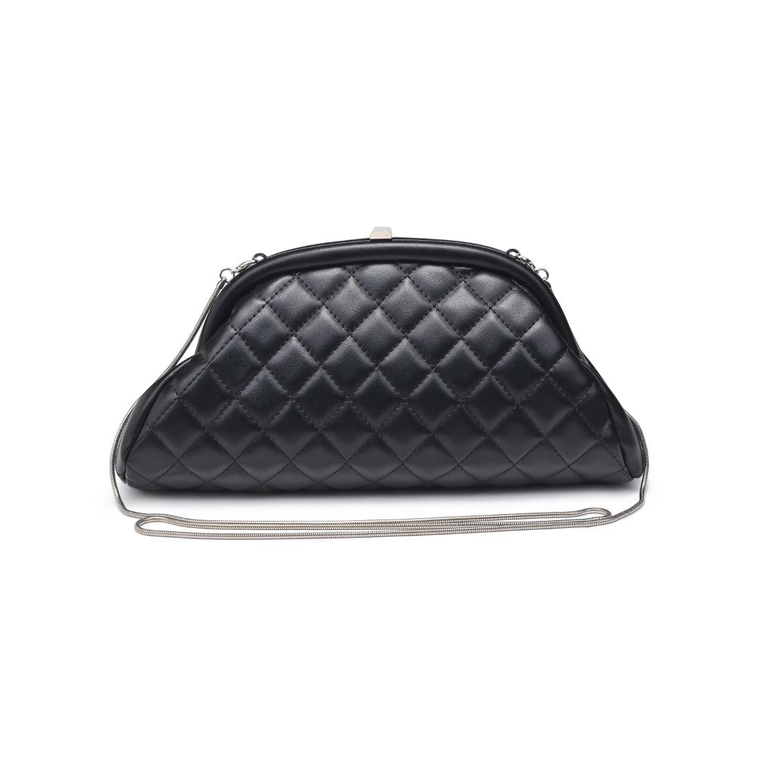 Product Image of Urban Expressions Ava - Quilted Clutch 840504200663 View 7 | Black