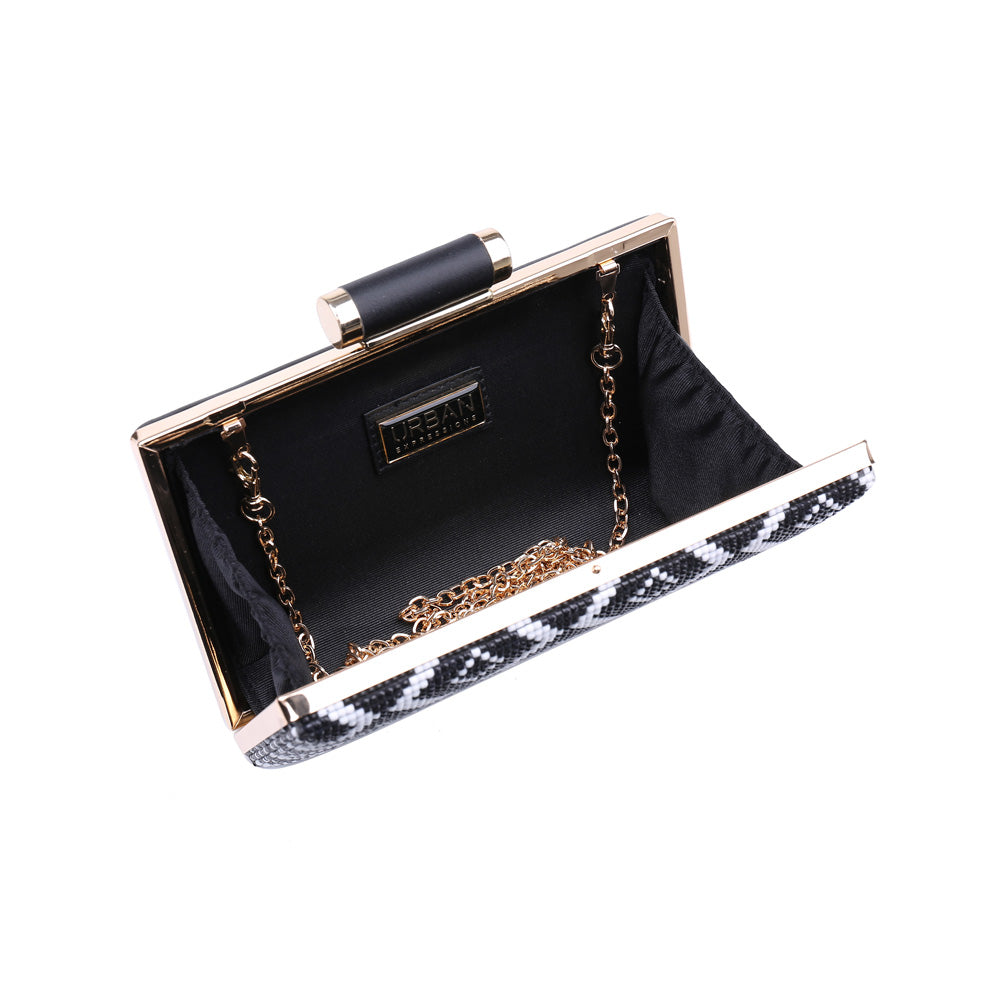 Product Image of Urban Expressions Bora Bora Evening Bag NA-840611161550 View 4 | Black White