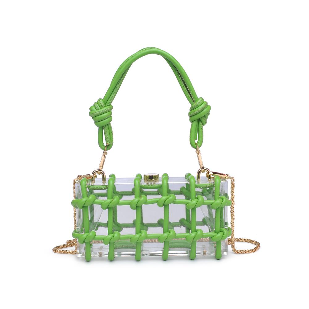 Woman wearing Citron Urban Expressions Mavis Evening Bag 840611191670 View 5 | Citron