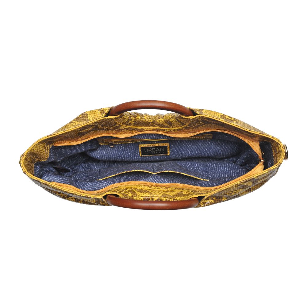 Product Image of Urban Expressions Moon Satchel 840611172655 View 8 | Mustard