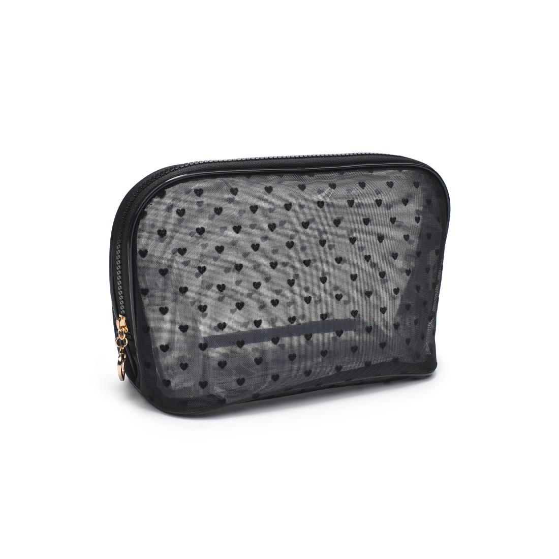 Urban Essentials Lovelace Cosmetic & Travel Organizer Dome Pouch 840611197948 View 6 | Black