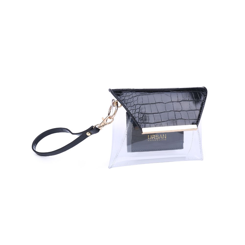 Product Image of Urban Expressions Reese - Croc Wristlet 840611163387 View 6 | Black