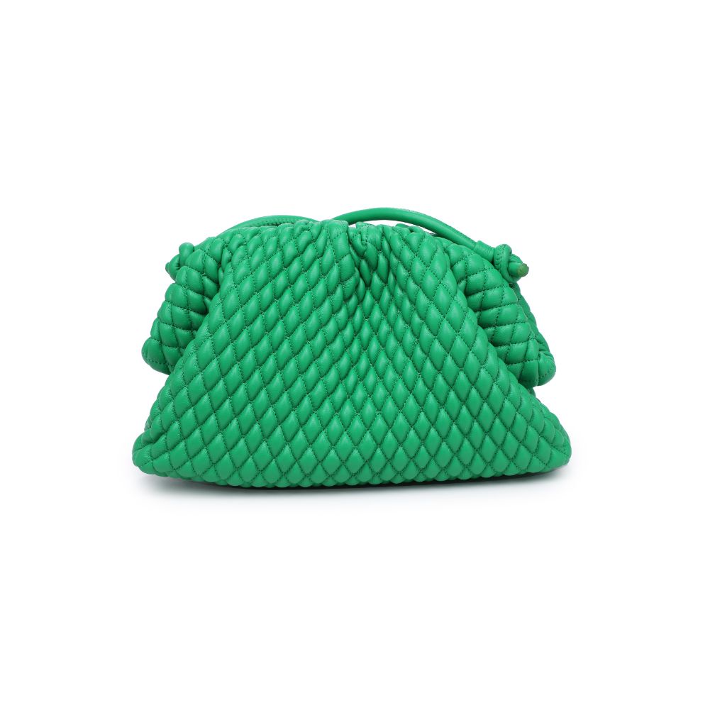 Woman wearing Kelly Green Urban Expressions Elise Crossbody 840611118370 View 7 | Kelly Green
