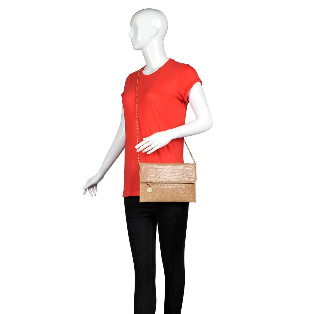 Product Image of Urban Expressions Evette Clutch 840611165541 View 5 | Nude