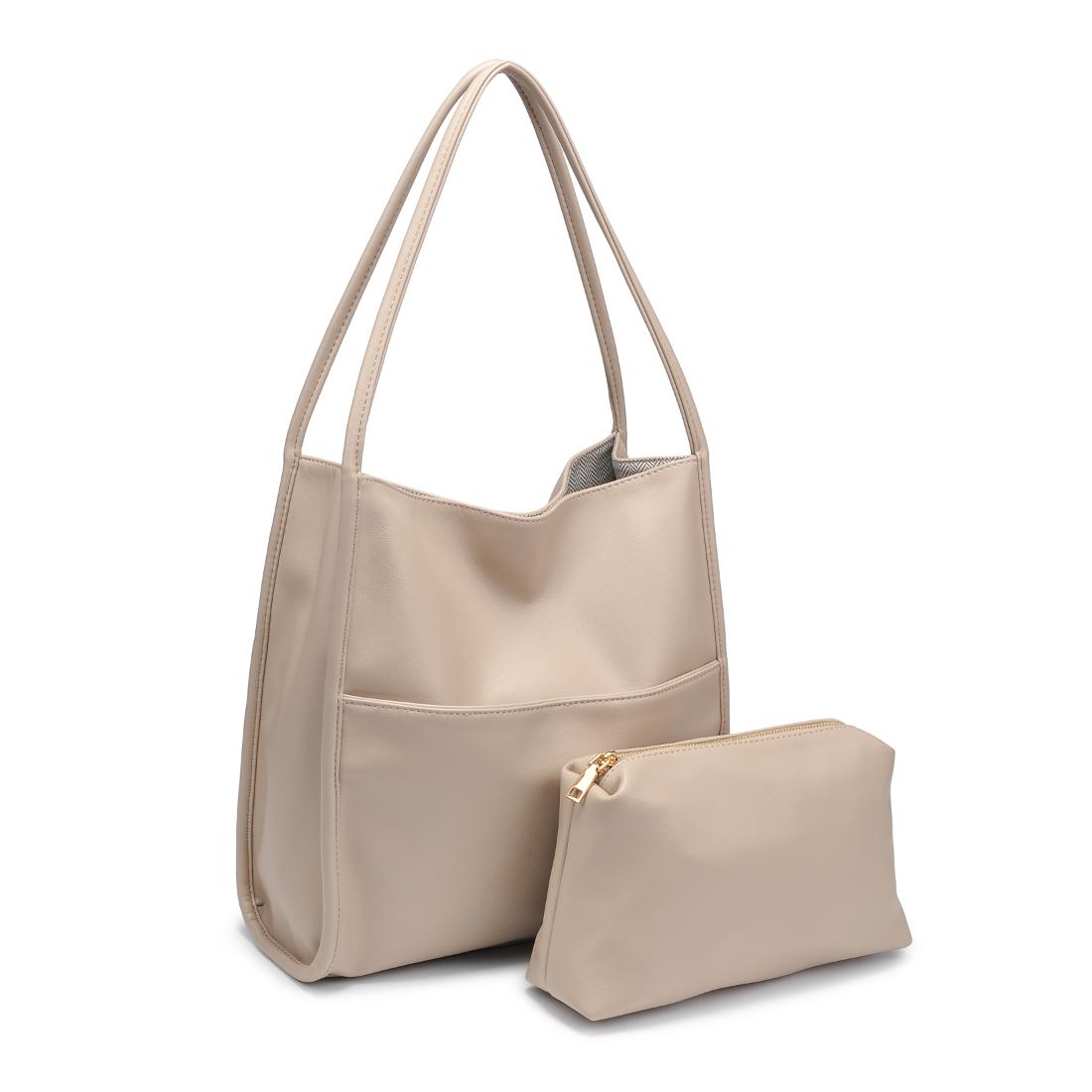 Woman wearing Natural Urban Expressions Hera Tote 840611145208 View 6 | Natural