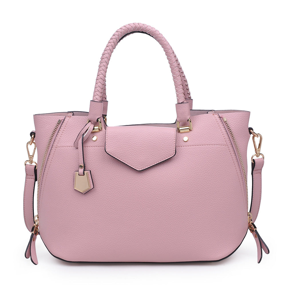 Product Image of Urban Expressions Phoenix Satchel NA-840611158536 View 1 | Blush