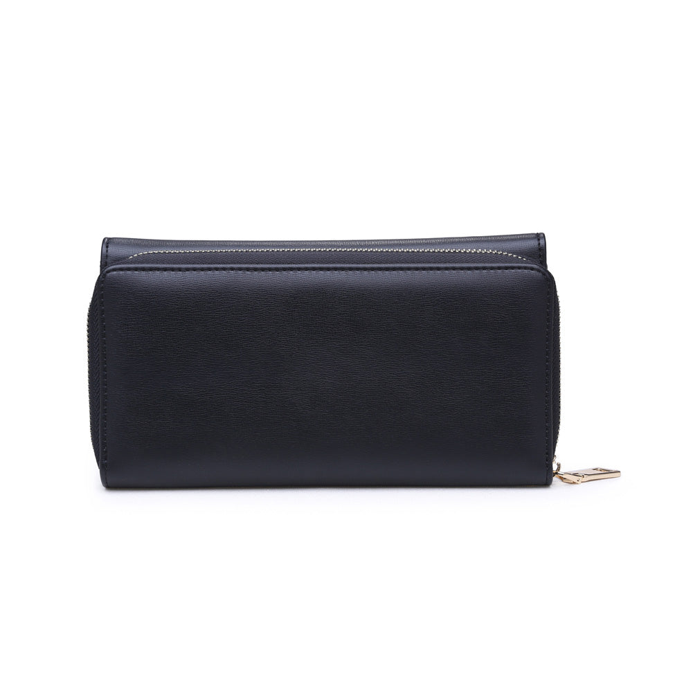 Product Image of Urban Expressions Sophia Wallet NA-840611149619 View 3 | Black