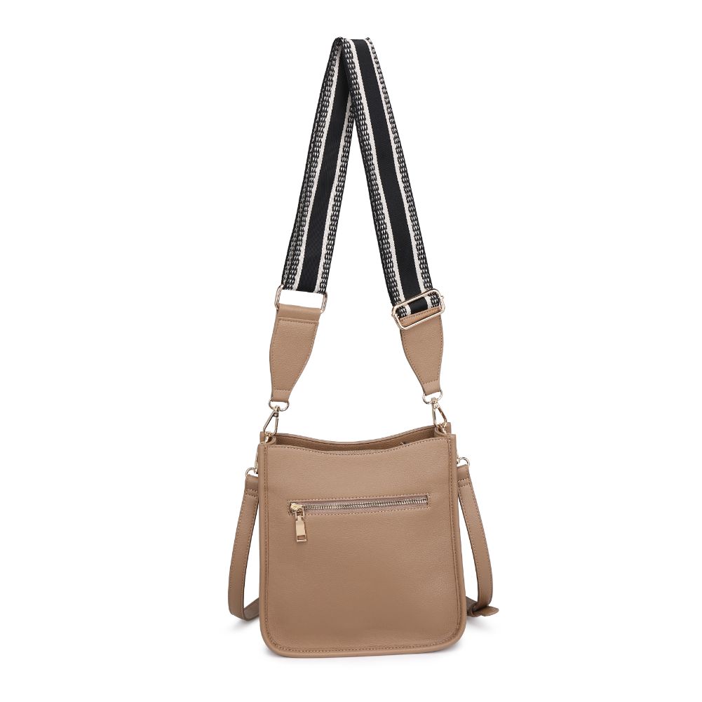 Product Image of Urban Expressions Ferris Crossbody 840611190734 View 7 | Taupe
