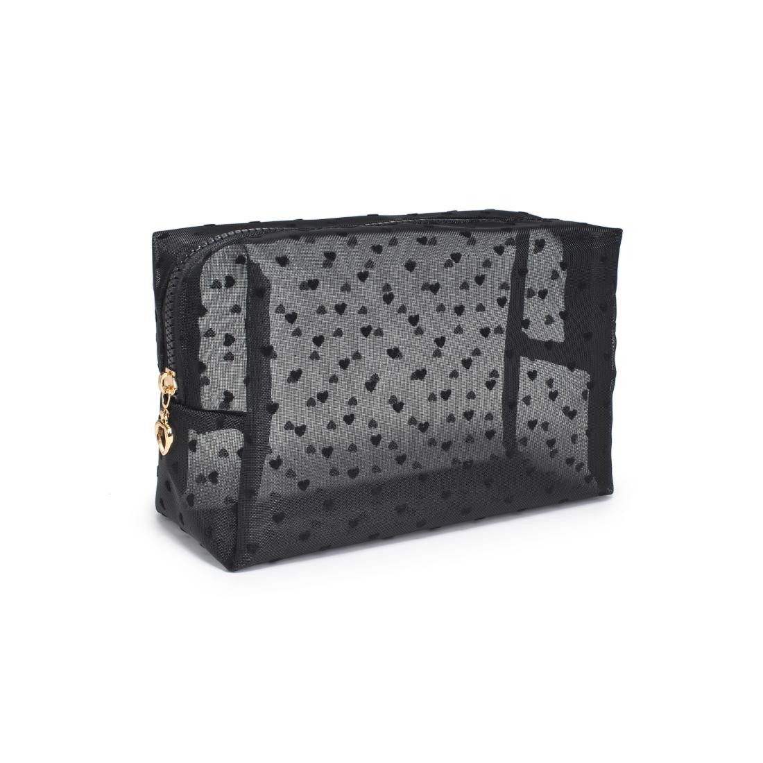 Urban Essentials See Through You Cosmetic & Travel Organizer Pouch 840611197078 View 6 | Black