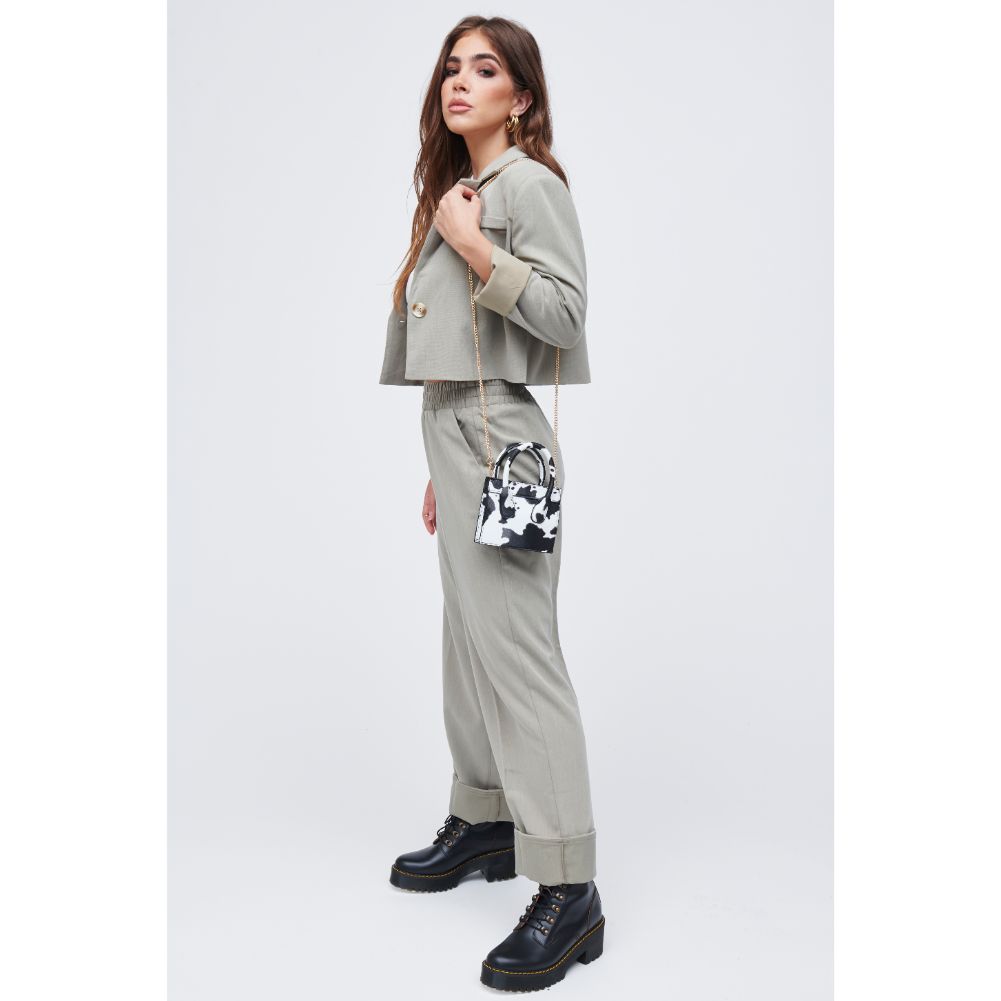 Woman wearing Cow Urban Expressions Daria Mini Bag 818209011198 View 4 | Cow