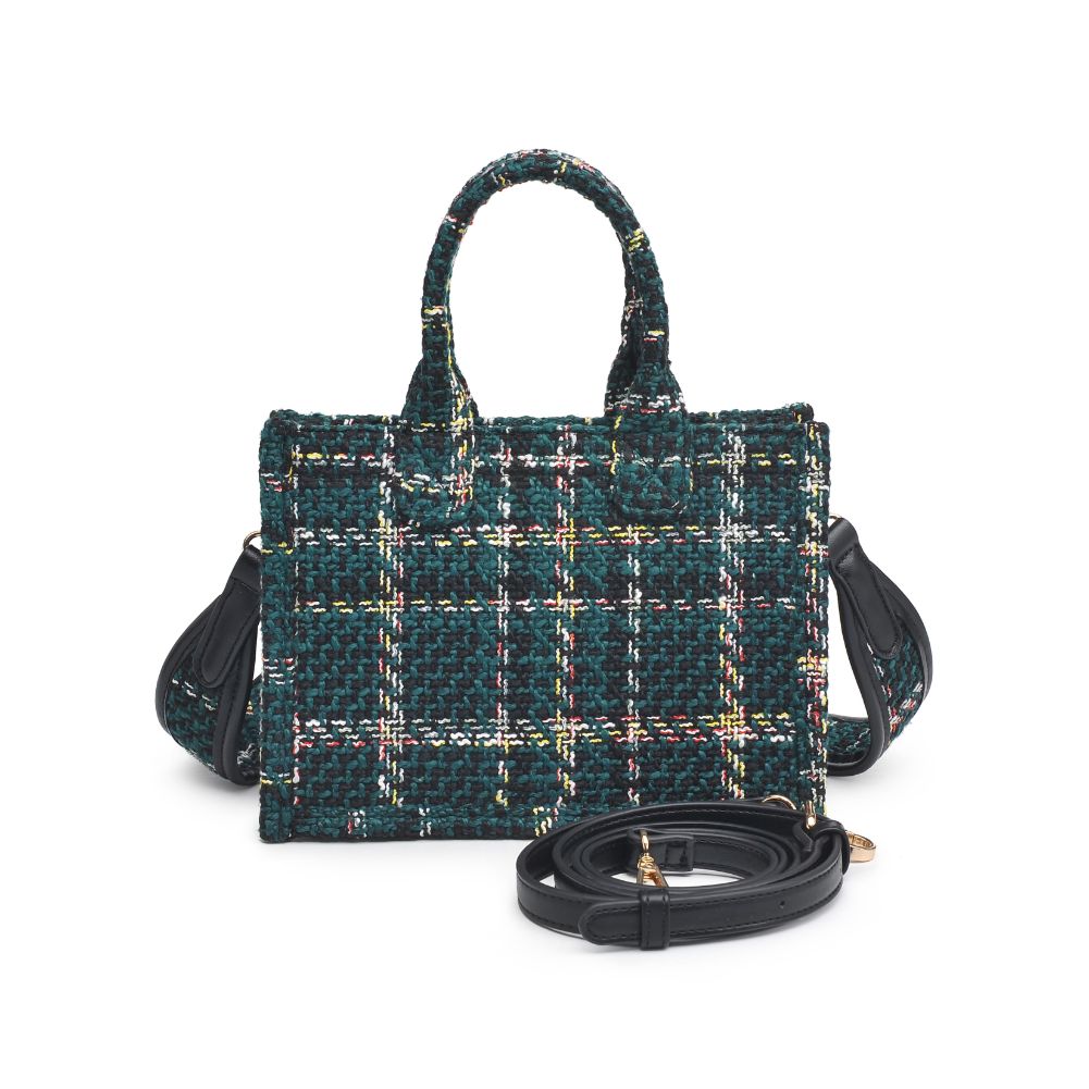 Product Image of Urban Expressions Edina - Plaid Crossbody 840611103086 View 5 | Green