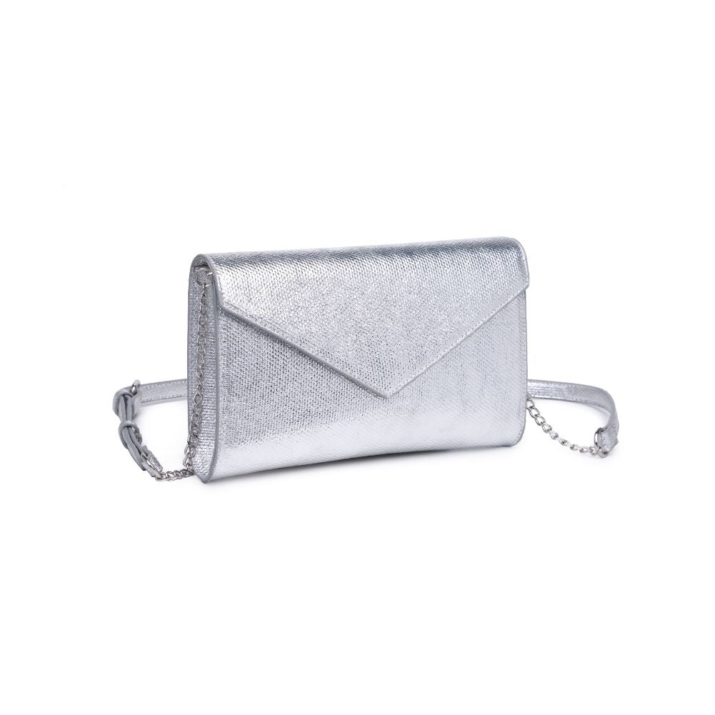 Product Image of Urban Expressions Riva Clutch 840611114556 View 6 | Silver