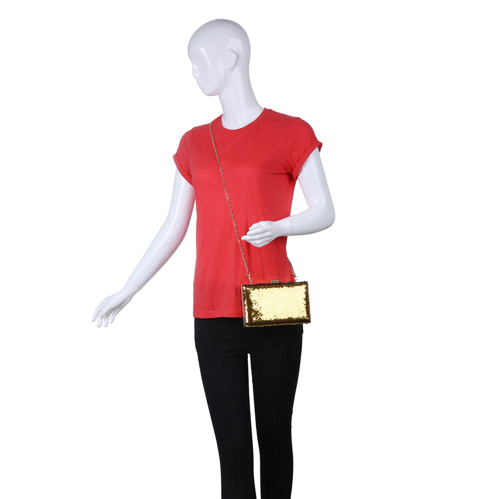 Product Image of Urban Expressions Diana Clutch NA-840611157249 View 5 | Gold