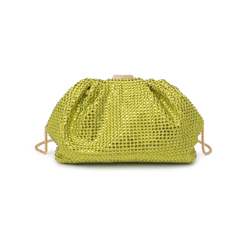 Woman wearing Lime Urban Expressions Arielle Evening Bag 840611161918 View 7 | Lime