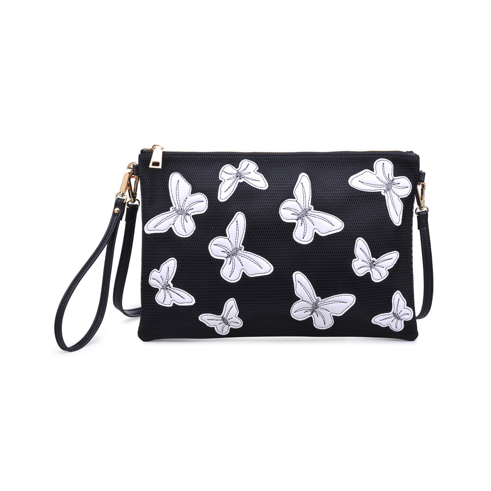 Product Image of Urban Expressions Papillon Clutch NA-840611127532 View 1 | Black White