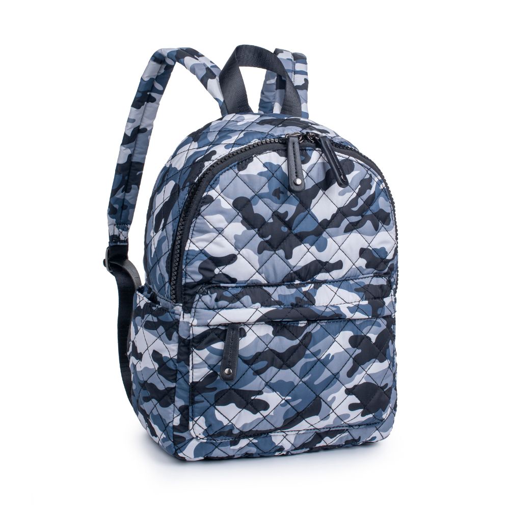 Urban Expressions Swish Backpack 840611175786 View 6 | Blue Camo