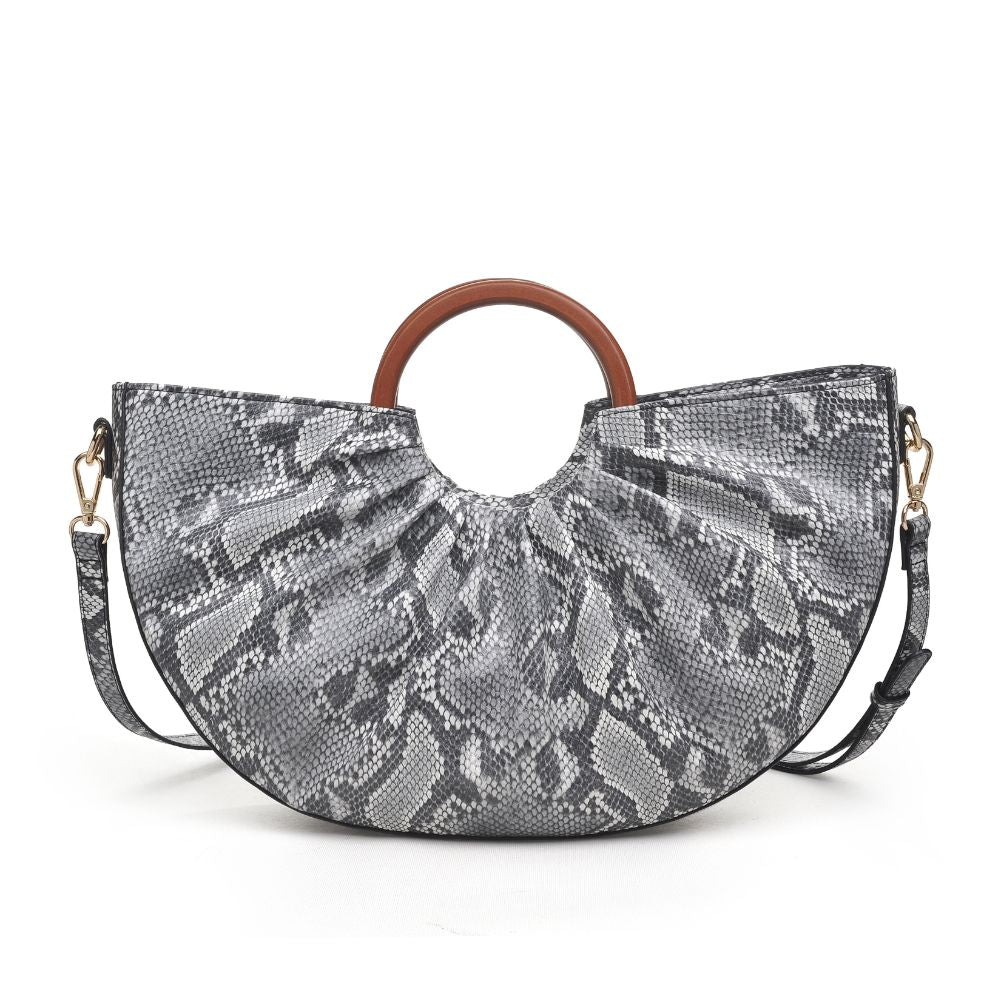 Product Image of Urban Expressions Moon Satchel 840611172662 View 7 | Black