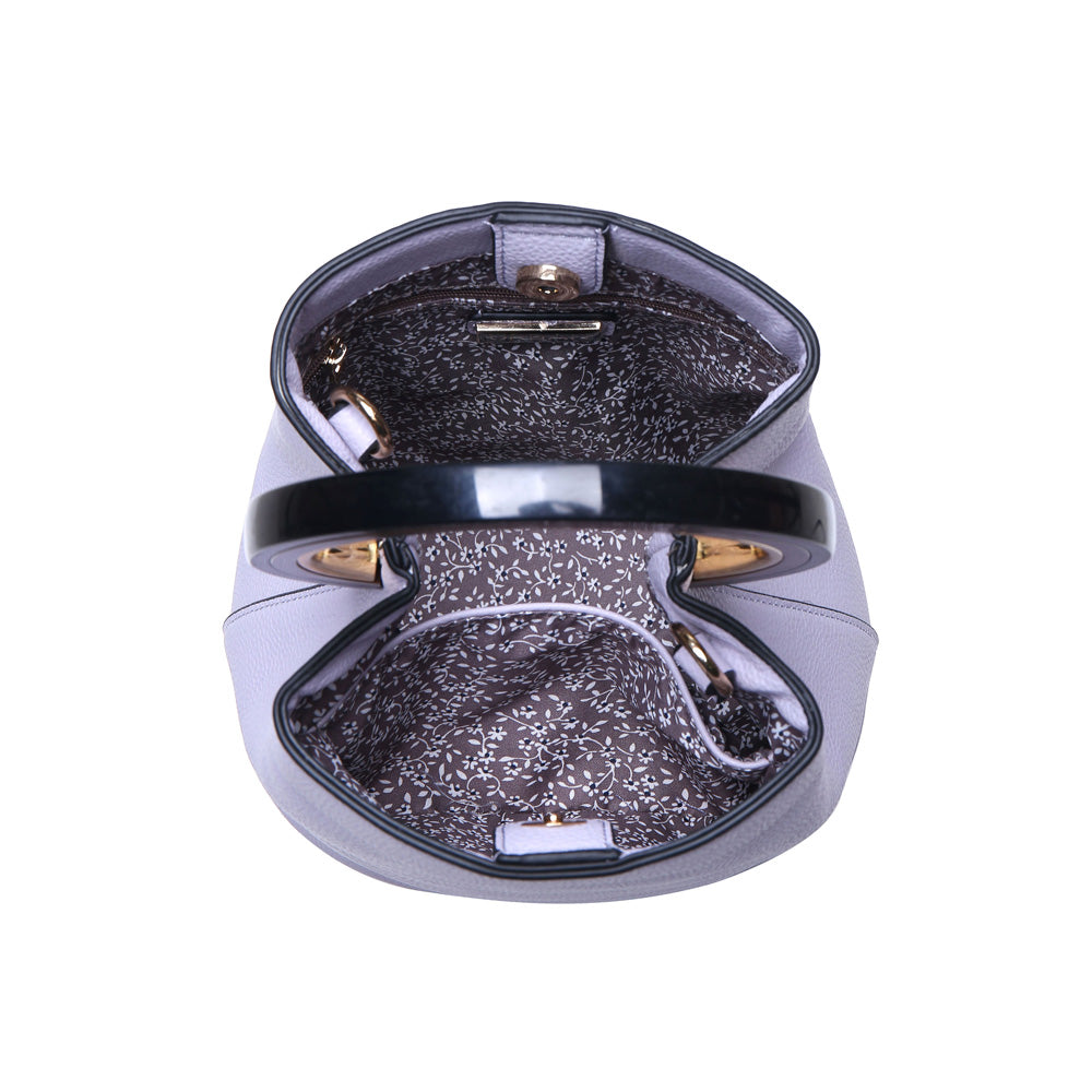 Woman wearing Lavender Urban Expressions Bernadette Crossbody 840611145444 View 9 | Lavender