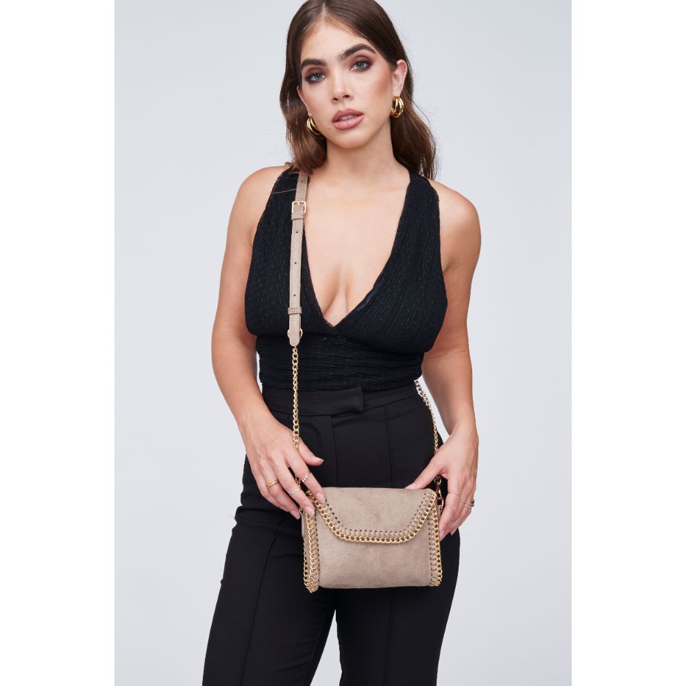 Woman wearing Natural Urban Expressions Felicia Crossbody 818209011532 View 2 | Natural