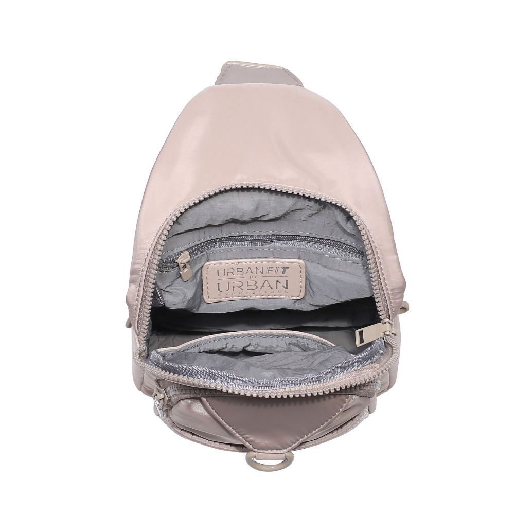 Woman wearing Natural Urban Expressions Walker - Nylon Sling Backpack 840611114396 View 9 | Natural