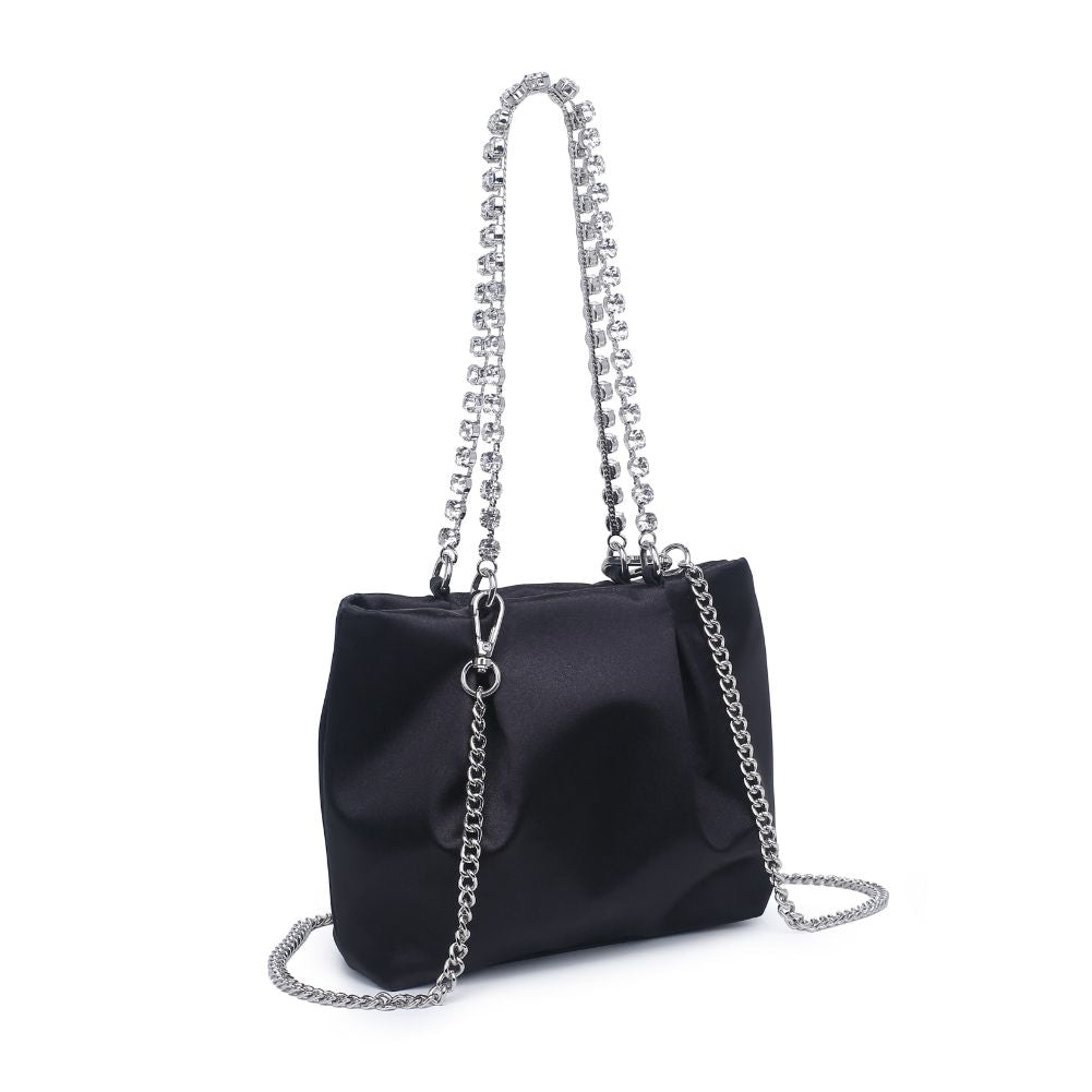 Woman wearing Black Urban Expressions Marceline Evening Bag 840611116116 View 6 | Black