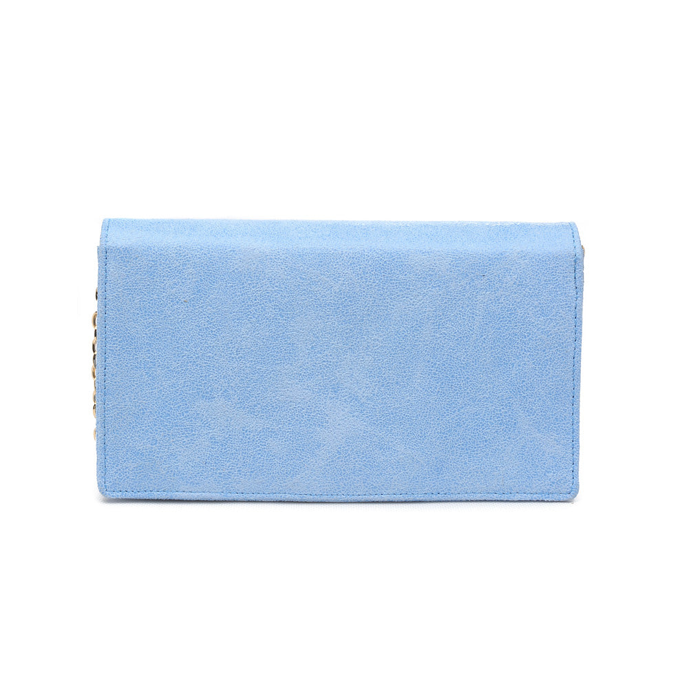 Product Image of Urban Expressions Jolie Shimmer Wallet NA-840611145697 View 3 | Blue