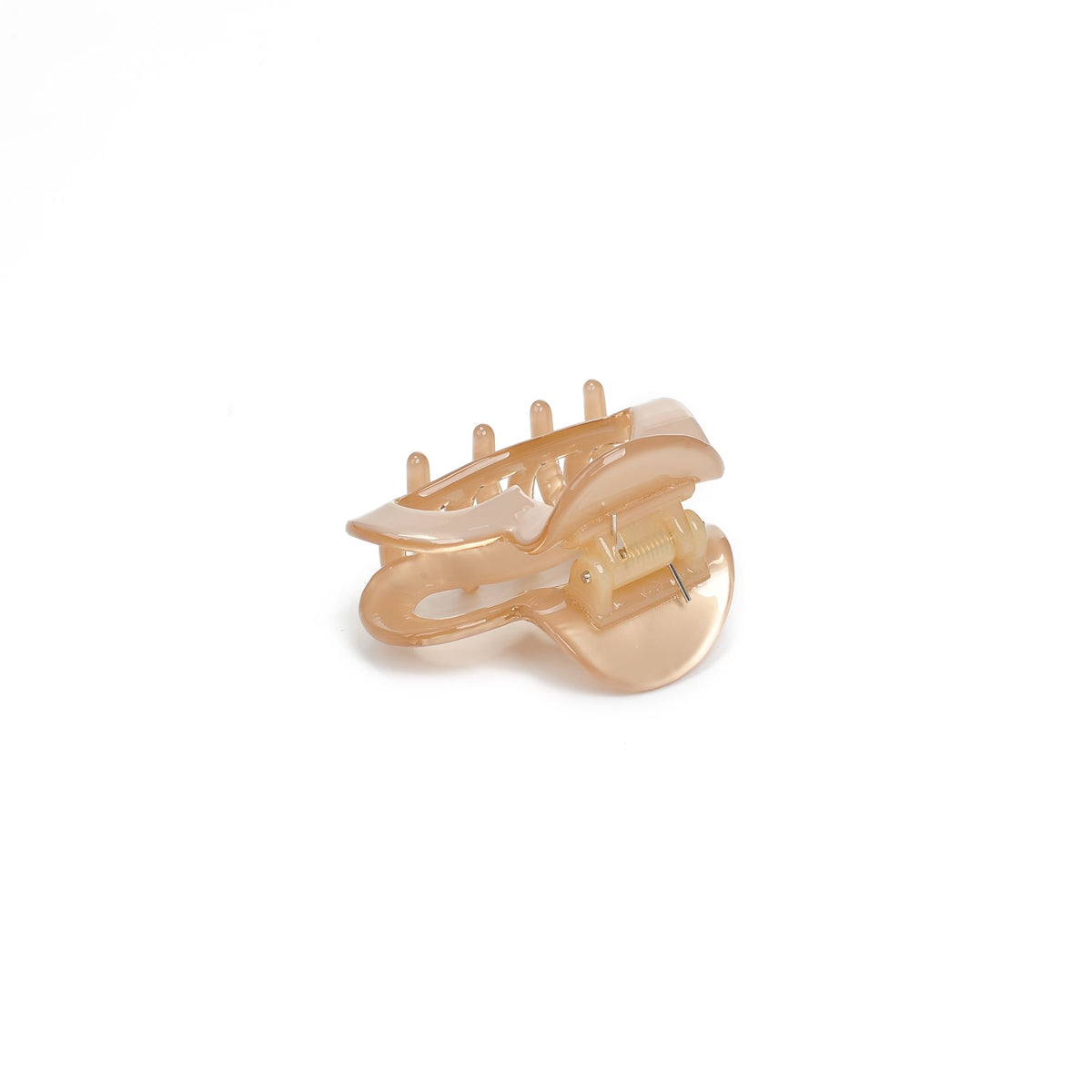 Product Image of Urban Expressions Heart Design Small Claw Hair Claw 818209013376 View 2 | Ivory
