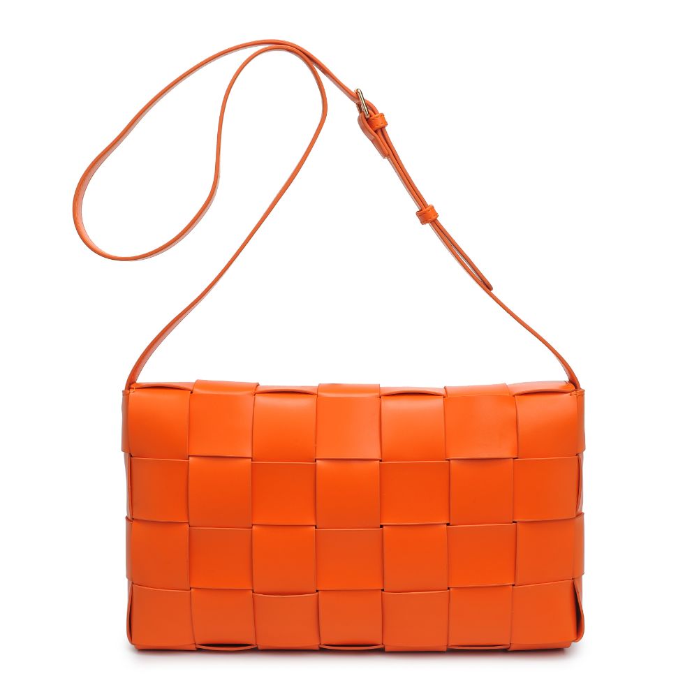 Product Image of Urban Expressions Olga - Woven Crossbody 818209019248 View 7 | Tangerine