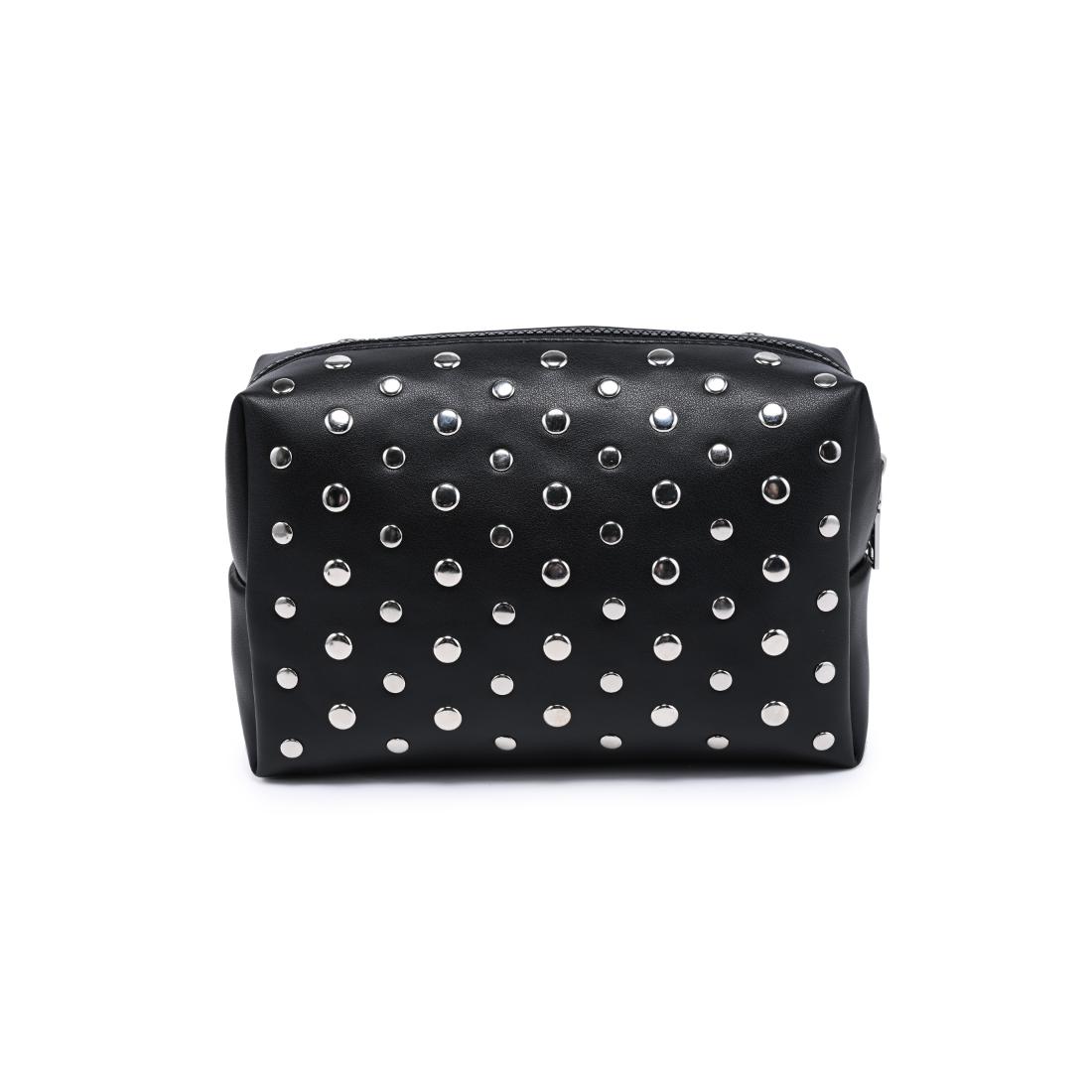 Urban Essentials Stud Collective Cosmetic & Travel Organizer Pouch 840504210488 View 7 | Black