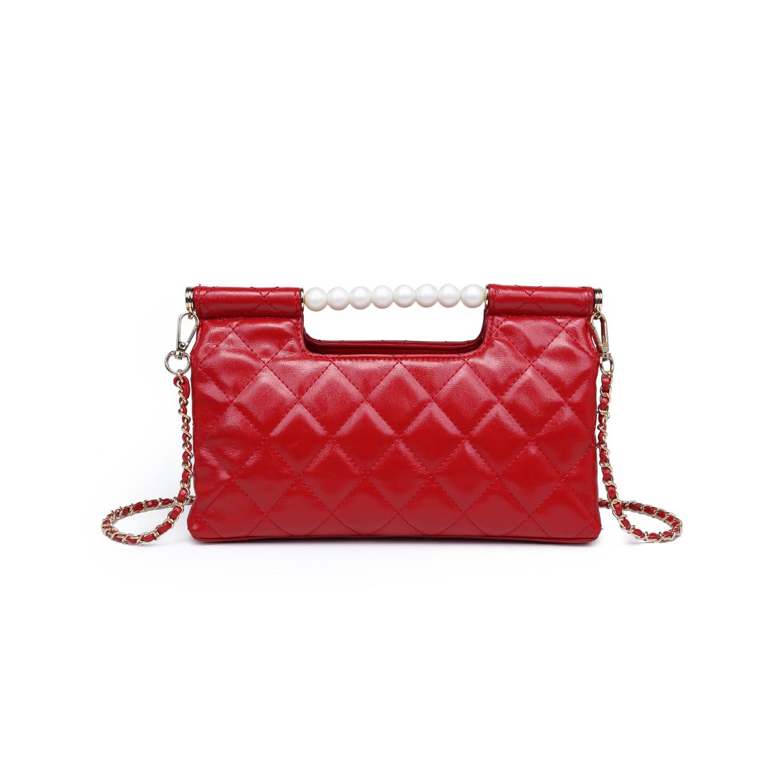 Woman wearing Red Urban Expressions Winslet Crossbody 840504205941 View 7 | Red
