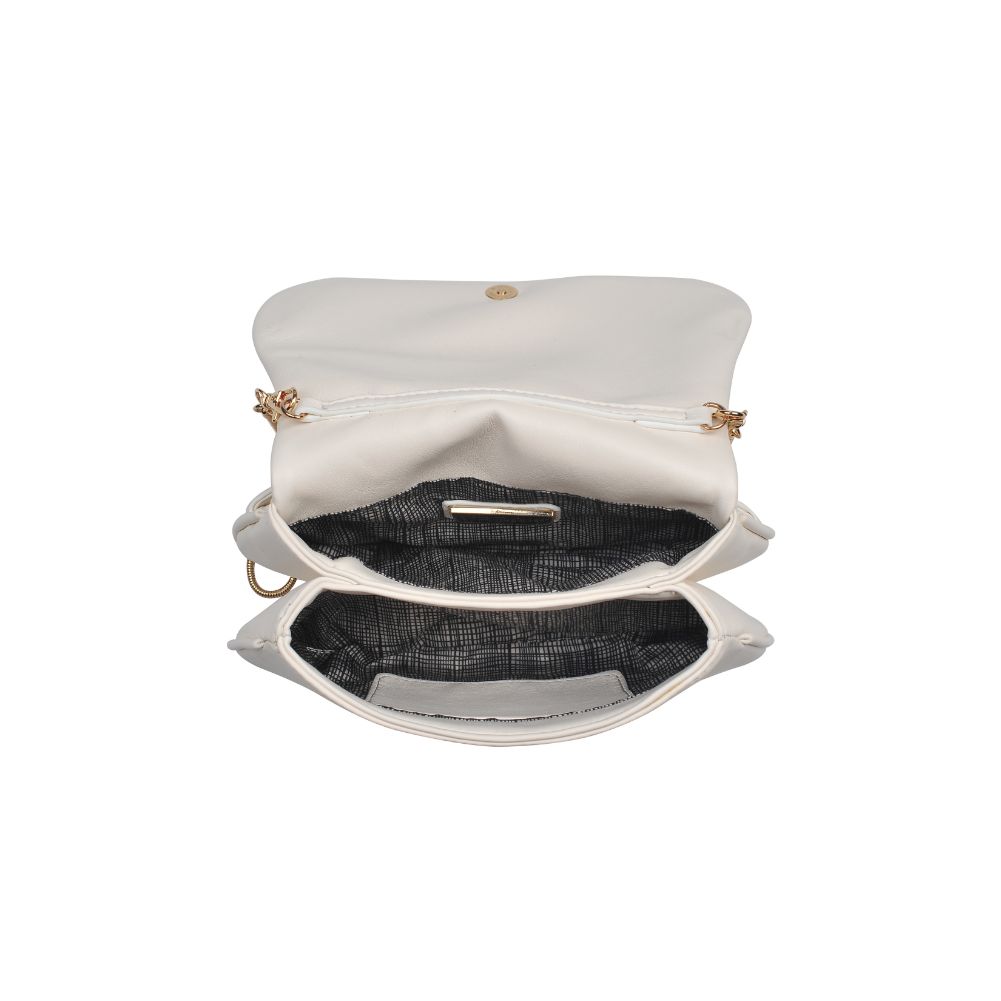 Product Image of Urban Expressions Fleur Clutch 840611171887 View 4 | White