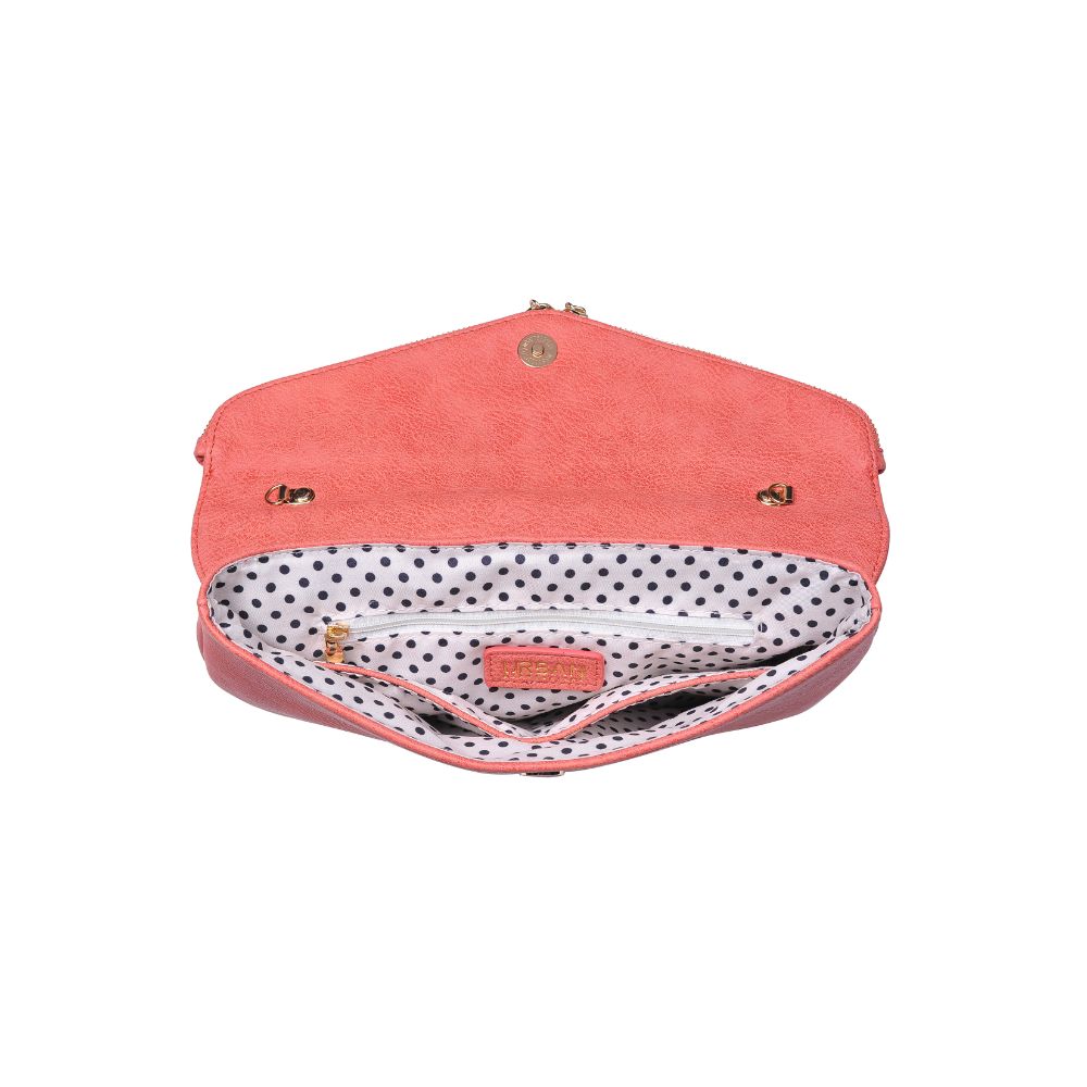 Product Image of Urban Expressions Kate Clutch 840611174291 View 4 | Coral