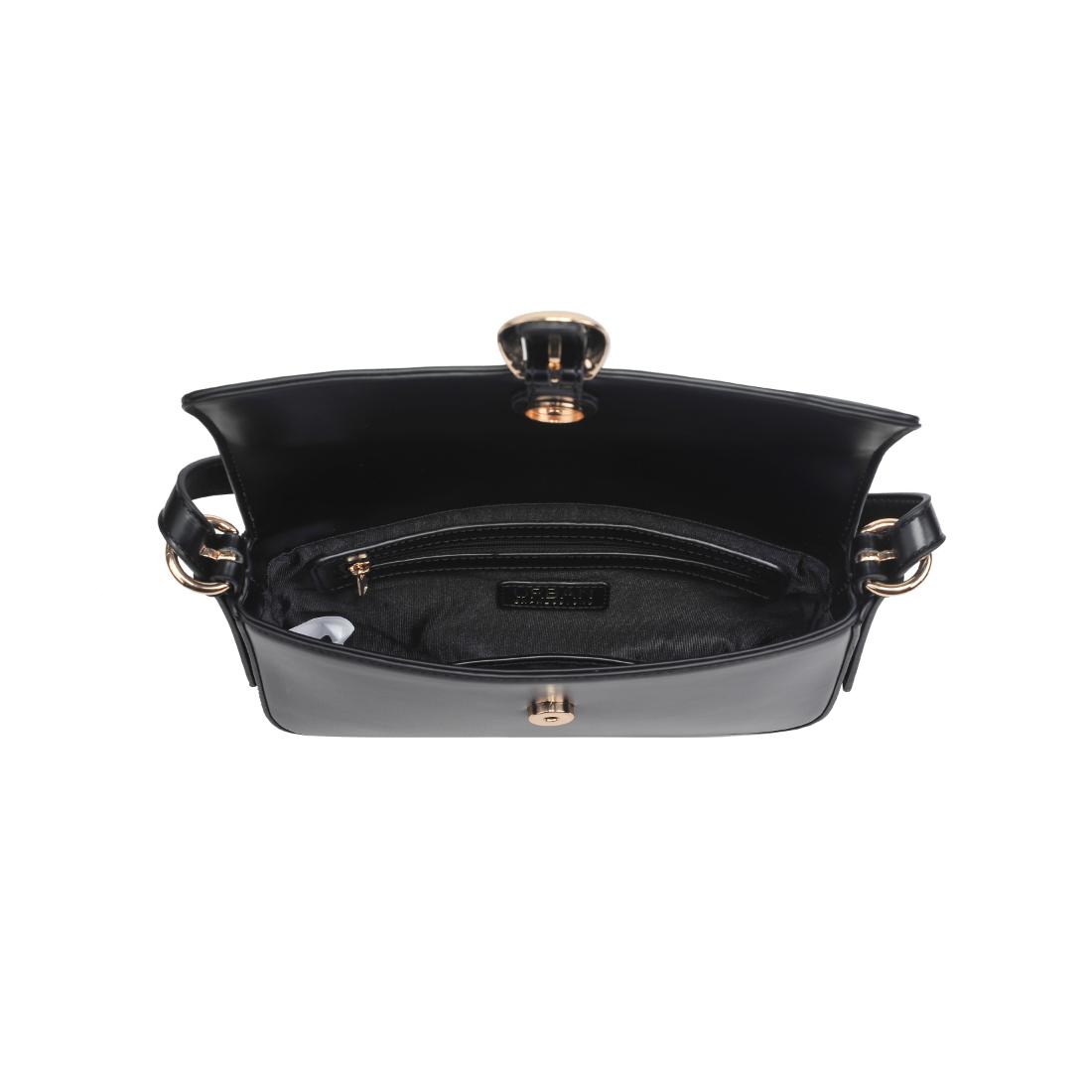 Product Image of Urban Expressions Gloria - Smooth Vegan Leather Shoulder Bag 840504203091 View 4 | Black