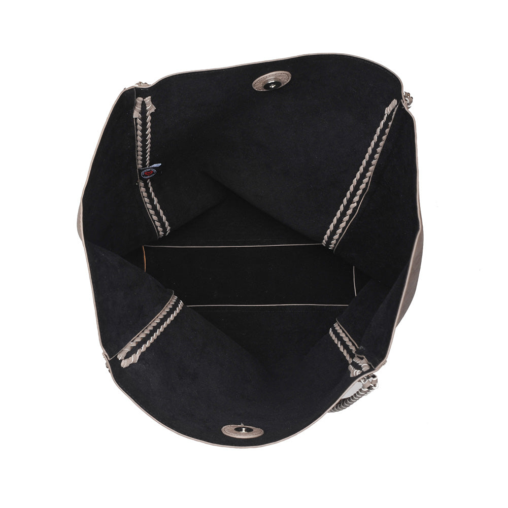Product Image of Urban Expressions Matilda Tote NA-840611151469 View 4 | Ash