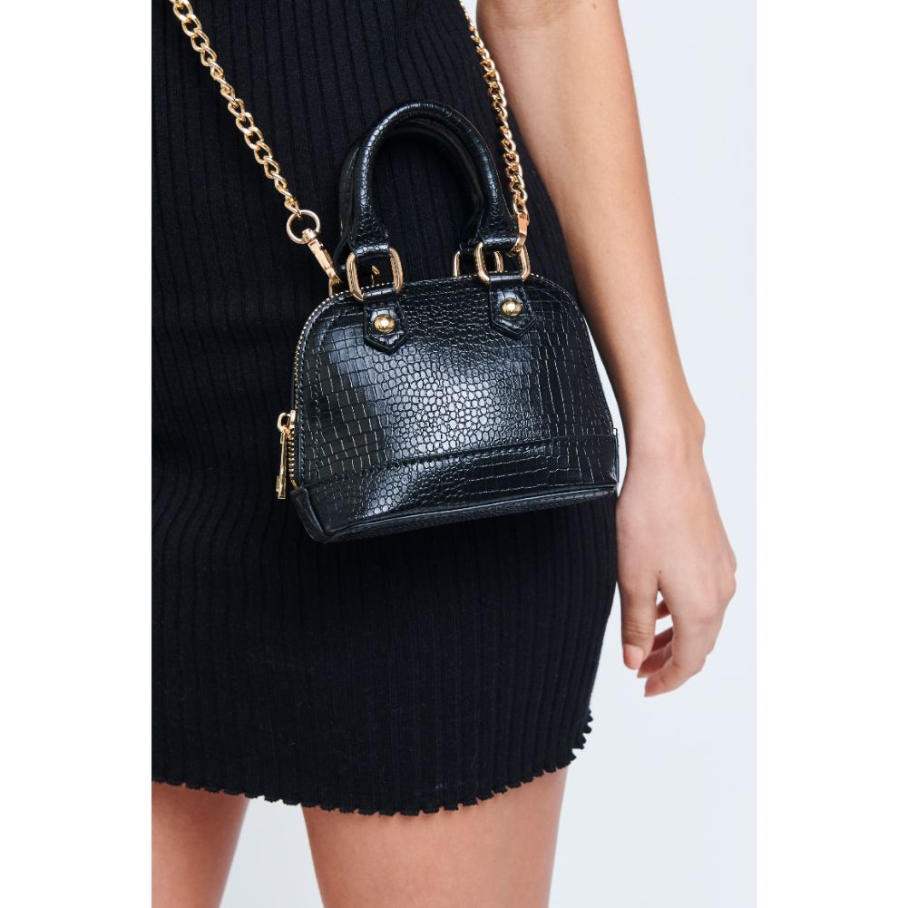 Woman wearing Black Urban Expressions Bambi Crossbody 840611177230 View 2 | Black